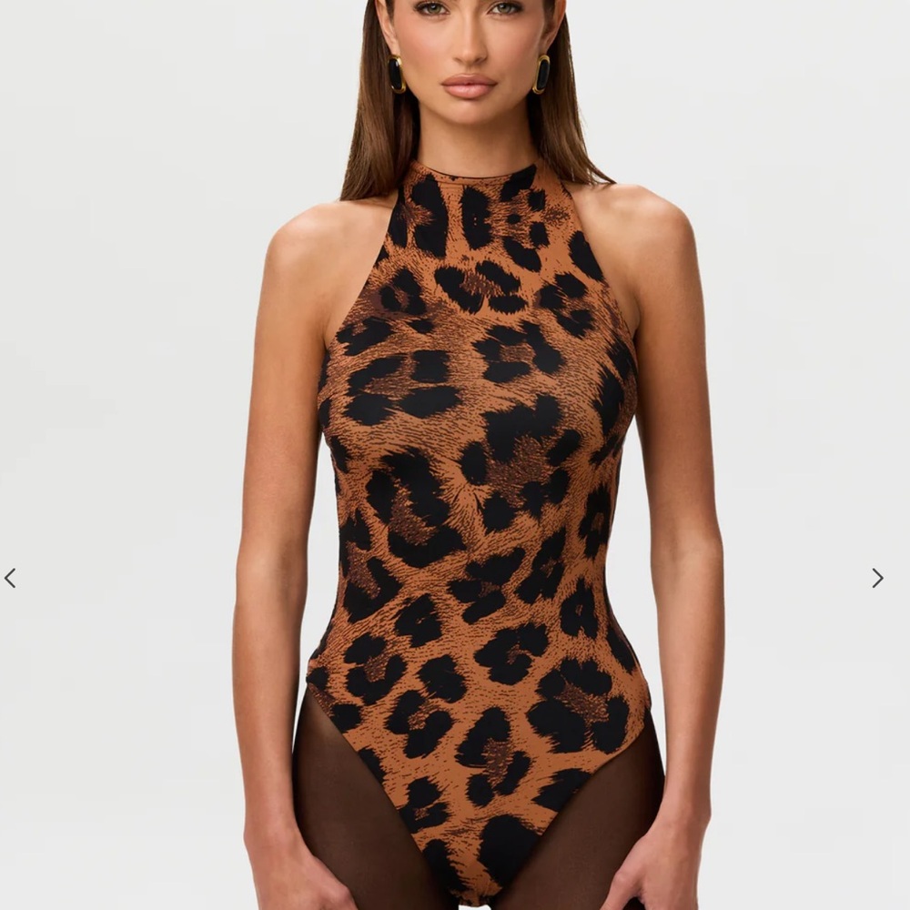 Naked Wardrobe leopard Bodysuit